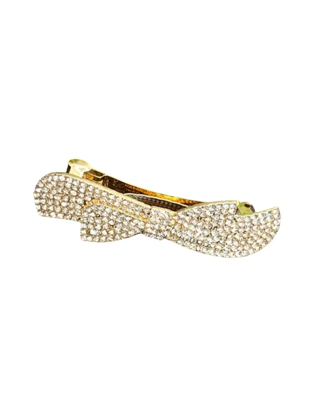 Gold Crystal Bow Hair Clip - Women Accessories FINAL PRICE DROP